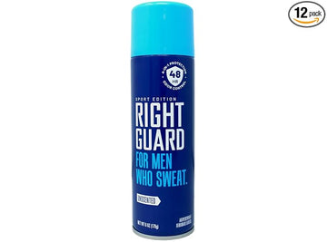 Right Guard Sport Unscented Aerosol Antiperspirant Spray 6 oz (Pack of 12)